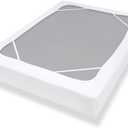 Twin Size Box Spring Cover with Smooth and Elastic Woven Material, Alternates for Bed Skirt, Wrinkle & Fading Resistant, Washable, Dustproof, White : Home & Kitchen