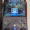 R36MAX Retro Handheld Game Console,128GB Open Source System Support 30+ Emulator Console,4.0 Inch IPS Screen Retro Gaming Console,4000mAh Battery,Portable Video Game Console for Christmas (Gray)