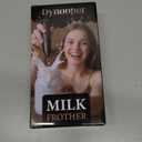 Dynooper Electric Milk Frother Handheld: Rechargeable 3 in 1 - LED Digital Display with 3 Speeds Portable Stainless Steel Drink Foam Mixer for Milk Coffee, Lattes - Starlight Black