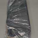 SpaceAid Laundry Hamper with Lid, 110L Large Tall Clothes Basket Bin with Bamboo Handles, Collapsible Laundry Hamper for Bedroom, Bathroom, Dorm, Laundry Room - Black