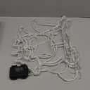 Christmas Pathway Lights Outdoor, Set of 3 Reindeer and Sleigh Christmas Walkway Decoration, with 150 Warm White Lights and 8 Lighting Modes