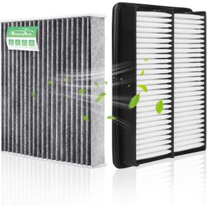Engine & Cabin Air Filter for Hyundai Sonata Gas (2015-2019) Air filter for Car Replacement CF12151 CA11942 Automotive Accessories-2 Pack