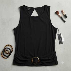 A. Byer Blouse, Black, XL