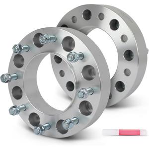 SCITOO 2Pcs 2 inch Wheel Spacers 8x200 to 8x200 with Studs 14x1.5 Bore 142mm Compatible with for Ram 3500 2019-2023,for Ford for F-350 Super Duty 2005-2023