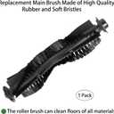 Replacement Part for iHome AutoVac Nova S1 Pro Robot Vacuum Accessories | Parts # iHRVS1PRO-3BLK, iHRVS1-3BLKS, iHRV9-BLKS | Include 1 Main Brush+6 Side Brushes+3 Filters