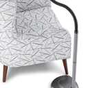 LIGHT IT! By Fulcrum, 20072-401 MultiFlex LED Floor Magnifier Lamp, Silver, Single pack
