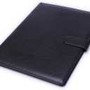 A4  File Folder Black Multi-Function Office Document Folder Easy to Handle for School and Business Use