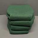 4 Pack Storage Baskets for Organizing, Woven Baskets for Shelves - Perfect for Toys, Books, Towels, and Clothes, Durable Gift Basket Bins Toy Storage, 12.7''L x9''W x7.8''H, Green