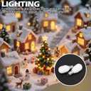 50 Pack Christmas Village Replacement Light Bulb, E12 Base, 6W 120V, White