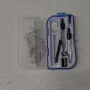Ten Piece Math Tool Kit, Blue and Gray Tools, Hard Plastic Case