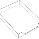 Plastic Bamber Letter Tray Desk Organizer Paper Document File Tray for Office Supplies Collection Folders Notebooks