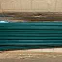 FOREHOGAR Metal Fence Post Green Splicing 6 feet, Pack of 15, T Posts for Fences Wire Mesh, No Dig Steel Stakes Fencing for Garden Yard Farm Outdoor Light Duty