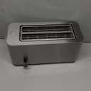 Mueller UltraToast Full Stainless Steel Toaster 4 Slice, Long Extra-Wide Slots for Bagels and Waffles, 6 Browning Levels, LED Display, Cancel/Defrost/Reheat Functions & Removable Tray, Kitchen Gadgets