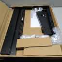 Tecmojo 6U Wall Mount Rack, Wall Mount Network Rack 24.8in Depth, Open Frame Server Rack for 19in IT/AV/Data/Home Equipment, Black