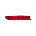 TOTMOX Red Lens Rear Bumper Reflector, Car Rear Bumper Reflector Compatible with BMW X3 F25 LCI 2015-2017, Left Driver Side, 63257352209(1pcs)