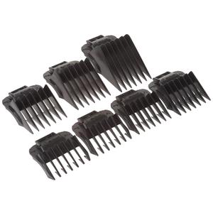 Andis 01380 7-piece Snap-On Comb Set - Easy to Use, Perfect Grooming Tool  Blade Attachments for MBA, ML & SM Model Trimmers - Black