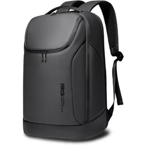 BANGE Business Commute Backpack Waterproof fit 15.6 Inch Commute backpack,Travel Durable Backpack (Large, Black(no Charge Port))