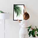Matte Black 16x24 Frame - Single Frame, 16 x 24 Poster Frame for Artwork, Puzzles, Photos and Movie Posters Picture Frames