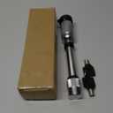 Premium Trailer Hitch Pin Lock for Class III/ IV 2.5 & 3 Inch Receiver - 5/ 8” Diameter, Anti Theft Hitches Accessories, Anti Rattle Tongue Locking for Truck, Boat, RV Trailers (Silver, 4 Inch Length)