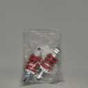 Aramox Universal Rear Spring Assisted Shock Absorber, 100mm, Aluminum Alloy Adjustable Suspension for ATV Scooter