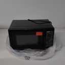 Emerson MW7302B Compact Countertop Microwave Oven with Touch Control, LED Display, 700W, 10 Power Levels, 6 Auto Menus, Glass Turntable and Child Safe Lock, 0.7 Cu., Ft. , Black