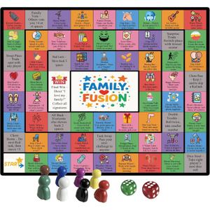 Family Fusion: Board Games for Family & Friends, Fun Game Night Gifts Idea for Adults Groups, Hilarious Family Games for Adults Teens Parents Party Holiday