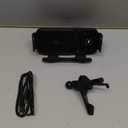 Wireless Charging Rotating Car Mount, High Intelligent 2 in 1 Auto Rotating Phone Holder, One-Click Rotation, Universal Phone Holder Car Charger Fast Charging for Car Dashboard & Air Vent (Black)