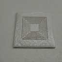 1 Pcs Exhaust Bathroom Fan Cover Bathroom Ceiling Grille with Springs Plastic Replacement Vent Fan Fits Models 663 670 671 675 688 689 Ventilation Plastic Cover White (9.6 x 9.6'')