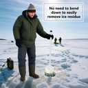 Plastic Ice Fishing Scoop Skimmer, Ice Fishing Scoop with Long Handle for Ice Removal, Ice Fishing Skimmer, Ice Fishing Gear and Ice Fishing Accessories