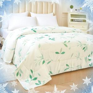 YIYEA Cooling Comforter, Arc-Chill Q-Max>0.5 Cooling Blanket with Double Sided Cold Effect, Lightweight Summer Comforter Twin Size, Absorbs Heat to Keep Body Cool for Hot Sleepers, 60" x 90"