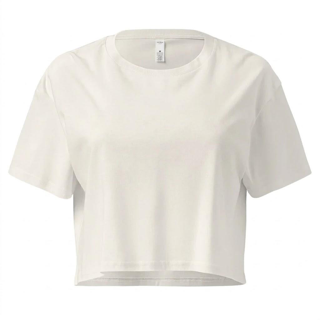 EBB & FLOW Women’s crop top, Medium, White