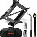 Scissor Jack for Car 2 Ton (4409 lbs) Heavy-Duty Car Jack Kit, Universal Tire Tool Kit - Portable Lift Jack with Ratcheting Handle and L-Wrench for Auto SUV MPV