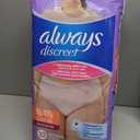 Always Discreet Adult Diapers for Women, Incontinence Underwear, Postpartum Essentials, Disposable Briefs, Max Absorbency, Bladder Leak Protection, Extra Large/XL, 64ct