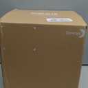 DOWAN 360 Rotating Extra Large Cooking Utensil Holder, 7.6" Kitchen Utensil Holder for Countertop, Utensil Crock for Farmhouse Kitchen Decor, Ceramic Stable Utensil Caddy, White Stripes