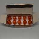 10 PCS T20 WY21W Bulb, 12V 7443 Brake Light Bulb, Waterproof Monofilament Reverse Light Tail Light Bulb, Universal Auto Bulb Replacement for Turn Signal Side Marker Parking DRL Light (Yellow)