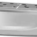 DNA MOTORING Rear Bumper End Cap Compatible with FORD F150 2021-2024, Fits Models Without Sensor, FO1102399, Passenger Side, Chrome, BUMP-R-F15021-C-01-CH-R