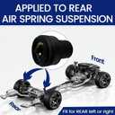 Air Spring Suspension Bags Replacement Rear Compatible with BMW X5 F15 2013-2020, X6 F16 2014-2021, OEM Replace Part Number 37126795013 37126795014