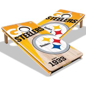 YouTheFan NFL 2’ x 4’ Professional Wood Cornhole Game