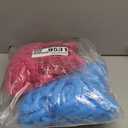 54 Pieces Baby Stitch and Angel Gender Reveal Leis Pink and Blue Leis Bulk Twin Gender Reveal Necklaces Plastic Hawaiian Mardi Gras Decorations for Baby Shower Mardi Gras Party Supplies