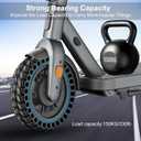 BANGTING 2PCS 60/70-6.5 Scooter Tire, 10x2.5 inch Tire Solid for Segway Ninebot Max G2 / G30 / G30D / G30E / G30E / G30LP / G30D II / G30 Max, 10x2.5-6.5 Tires Replacement for Electric Scooter (Blue)
