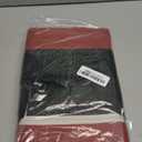 Hovom Car Center Console Armrest Pillow, 12.6"7.87"1.97" Leather Arm Rest Cover for Cars, Soft Comfortable Auto Armrest Cushion Pad, Vehicle Middle Console Cover, Car Accessories (Wine Red)