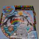 Melissa & Doug Stained Glass Made Easy Craft Kit: Dolphins - 180+ Stickers