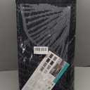 Pcinfuns Plastic Straw Rug,9'x12' Outdoor Waterproof Patio Rugs Foldable Reversible Camping Mat for Rv, Deck, Porch, Picnic, Beach, Balcony,Black & White