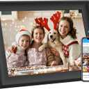 32GB 10.1 Inch WiFi Digital Picture Frame with 1280x800 HD IPS Touch Screen, Send Photo or Videos via App or Email,Support USB Drive/SD Card Extend Storage,Auto-Rotate,Wall Mountable