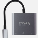 ZGEAR Multiport Video & Data Hub (USB-C to HDMI, USB-C, USB-A)