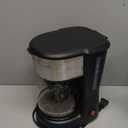 Gourmia Drip Coffee Maker  5 Cup, One-Touch Brew, Pause & Serve, Adjustable 4 Hr Keep Warm, EZ-View Water Window, Black