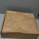 Giant bean 26 Pcs Large Wooden Dollhouse Furniture 5 Set for Kitchen, Living Room, Bedroom, Bathroom, Babyroom, Candy Dollhouse Accessories & Furniture Toy for Girls Boys Kids 3+