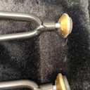 Wimarsbon Storage Ottoman, Vanity Stools with Metal Legs, 16.5" x 11.8" x 18" Modern Faux Mink Fur Footstool, Makeup Chair with Anti-Slip Feet, Accent Table,Footrest,Storage Bench for Bedroom (Black)