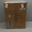 SensorCan 13 Gallon Sensor Trash Can with Wheels and AbsorbX Odor Control System, Stainless Steel, Oval Shape Automatic Kitchen and Office Garbage Bin (Powered by Battery or Optional AC Adapter)