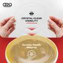 24oz Round White Paper Bowls (50-Pack) - Water & Oil Proof, Disposable